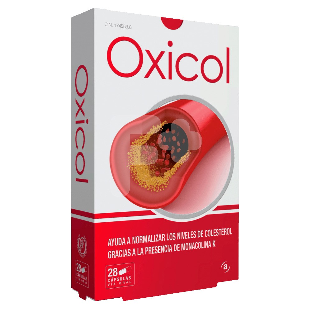 Oxicol complemento alimenticio colesterol 28 cápsulas