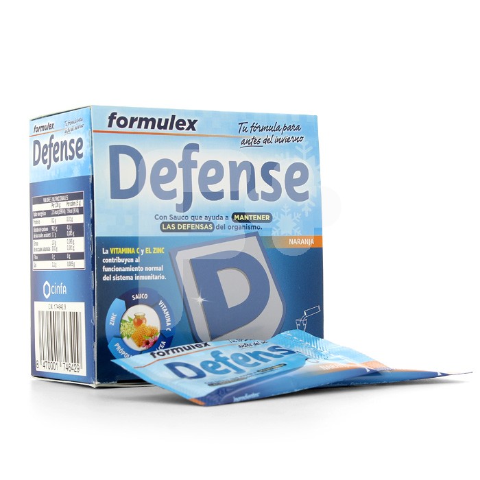 FORMULEX DEFENSE 14 SOBRES NARANJA