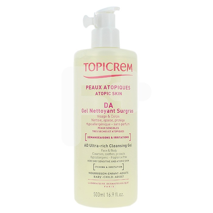 Topicrem da gel sobrengrasante 500ml