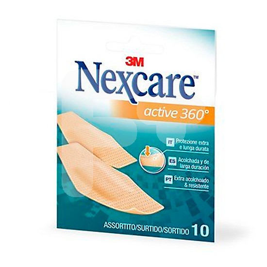 Nexcare active tiras surtidas 10 uds