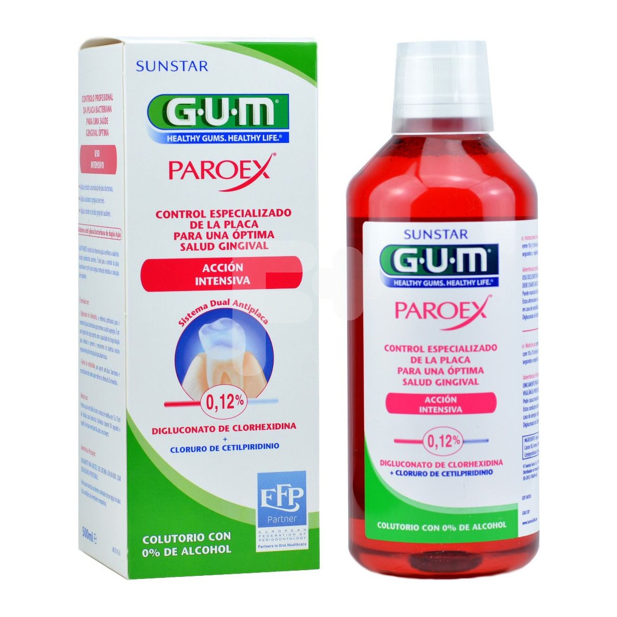 Gum Paroex colutorio tratamiento intensivo 500ml