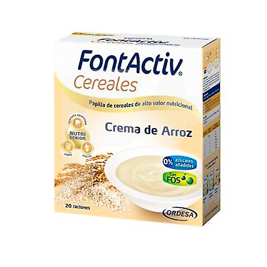 FONTACTIV CEREALES CREMA DE ARROZ 600 GR