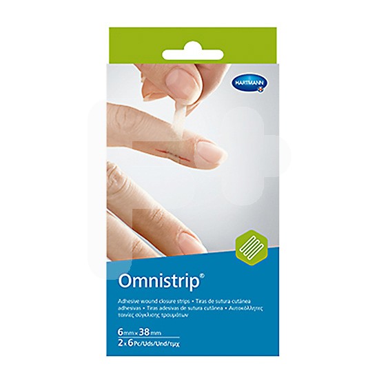 Omnistrip tira sutura cutánea 6x38mm 12u