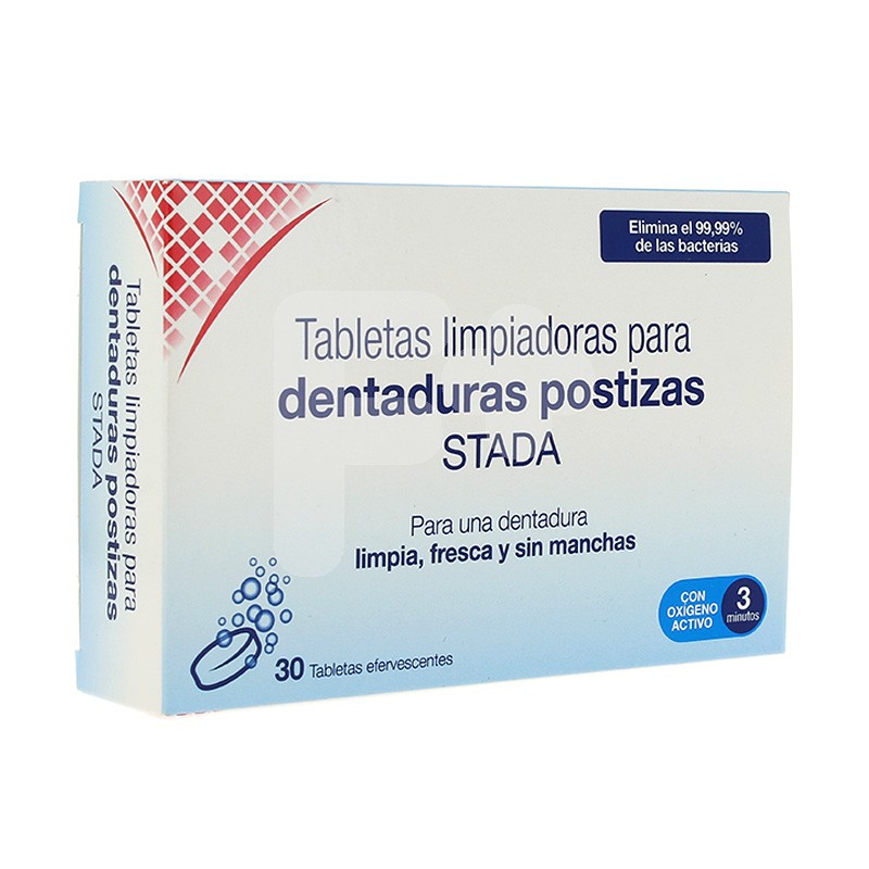 TABLETAS LIMP DENT POSTIZA STADA 30 UDS