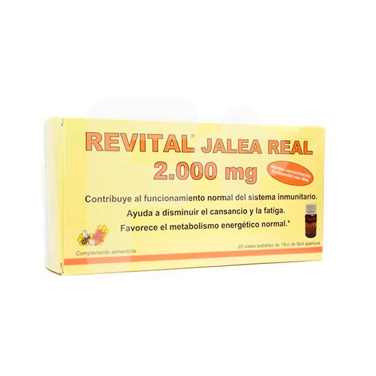 Revital jalea real 2000mg 20 viales bebibles