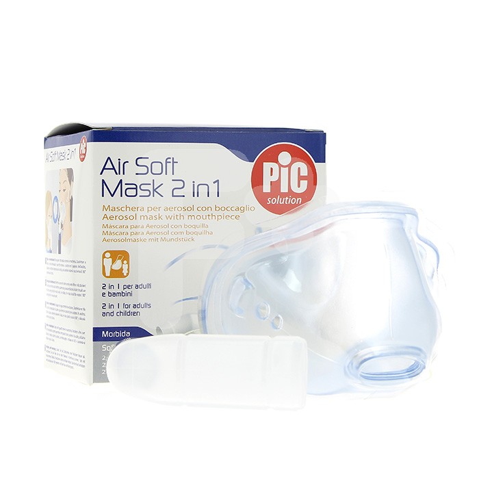 Pic Air Soft mascarilla para inhalador aerosol 2 en 1