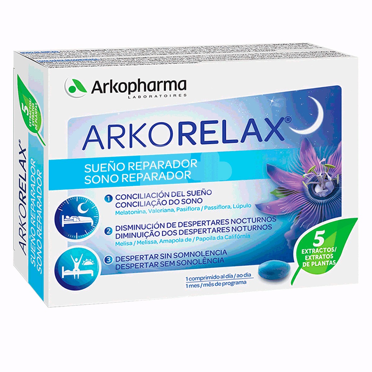 ARKORELAX SUEÑO PLANTAS + MELATONINA 30C