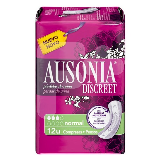 Ausonia discreet normal 12 uds