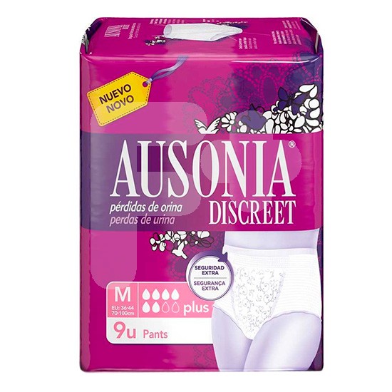 Ausonia discreet pants plus t/m 9 uds