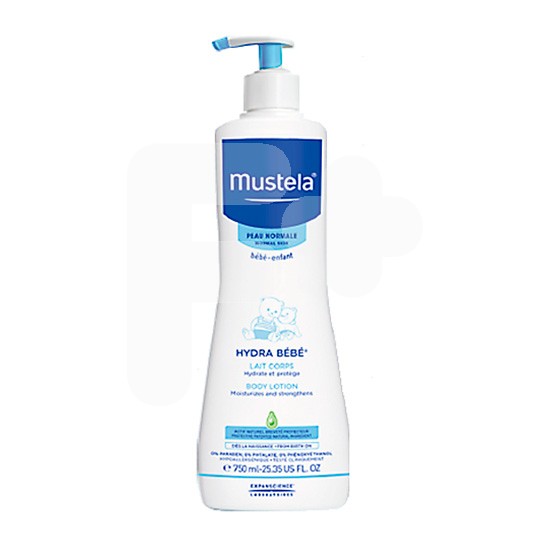 Mustela Hydra bebé leche corporal dosificador 750ml