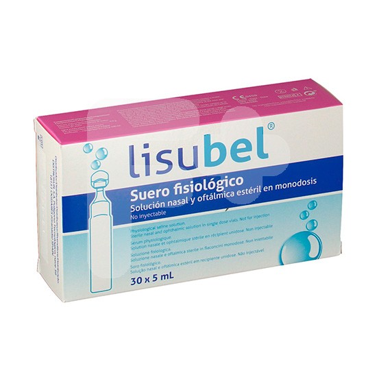 Lisubel suero fisiologico 30 monod x 5ml