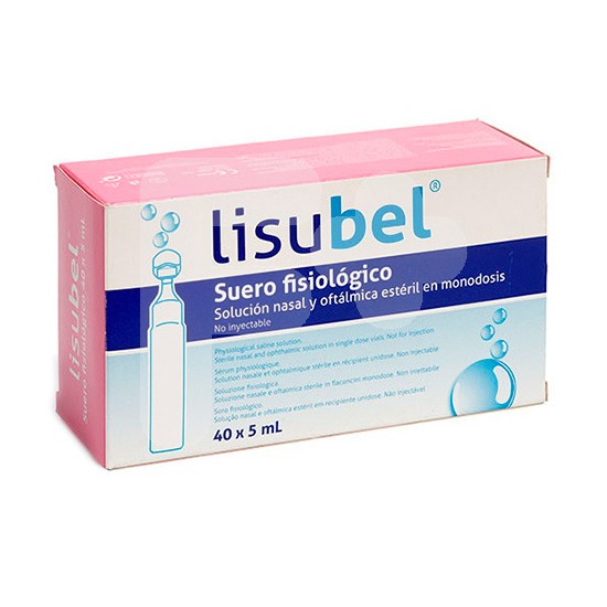 Lisubel suero fisiologico 40 monod x 5ml