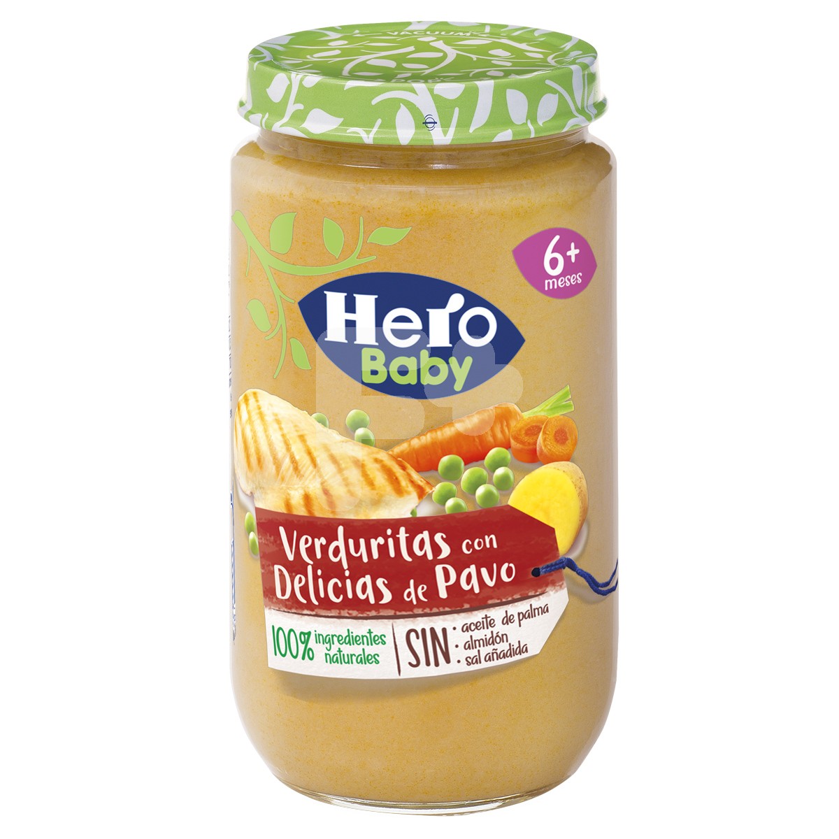 Hero Baby Pedialac verduritas tiernas con pavo 250g