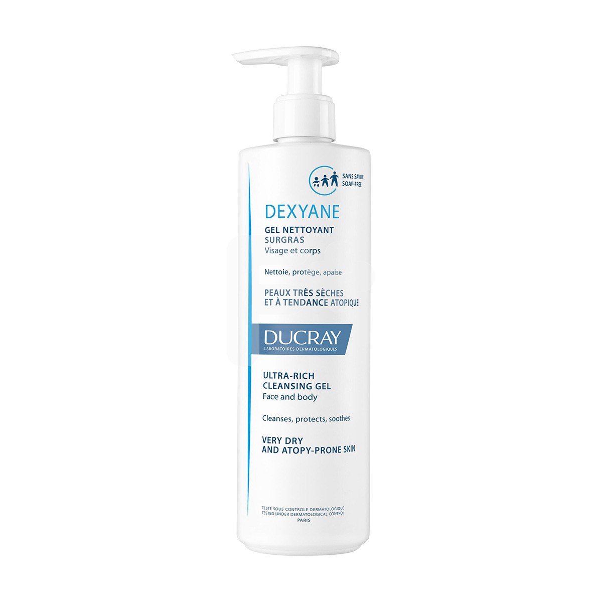 Ducray dexyane gel limpiador sobregaso 400ml