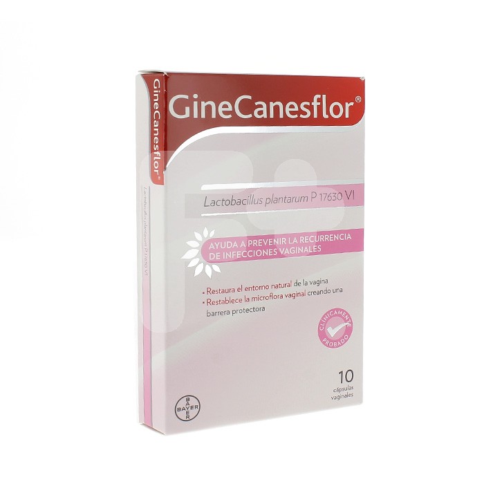 GINECANESFLOR  10 CAPSULAS