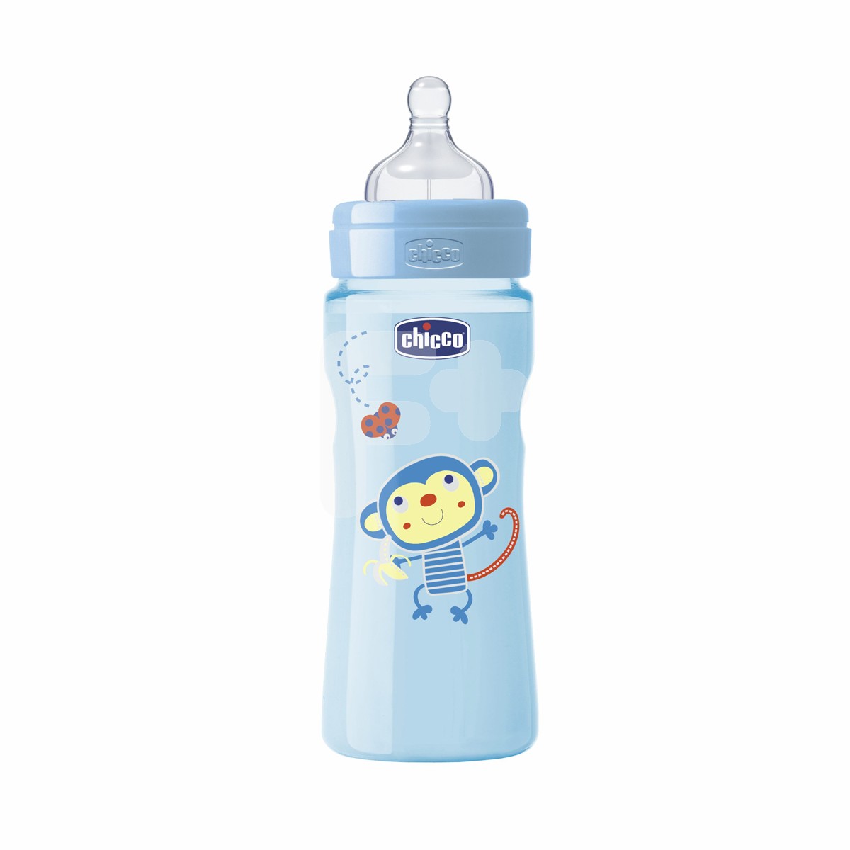Chicco Biberón pp silicona flujo rápido azul 330ml Chicco Biberón pp silicona flujo rápido azul 330ml