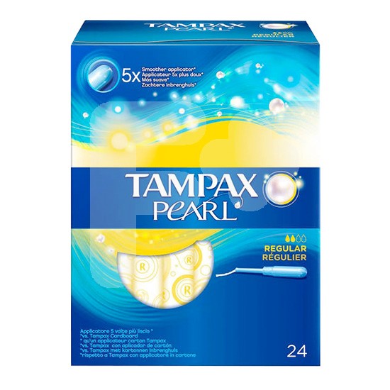 Tampax tampones pearl regular 24 uds