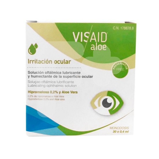 Visaid aloe irritacion 30 x 0,4ml