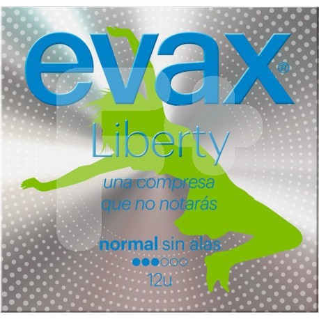 Evax compresas liberty normal 12 uds