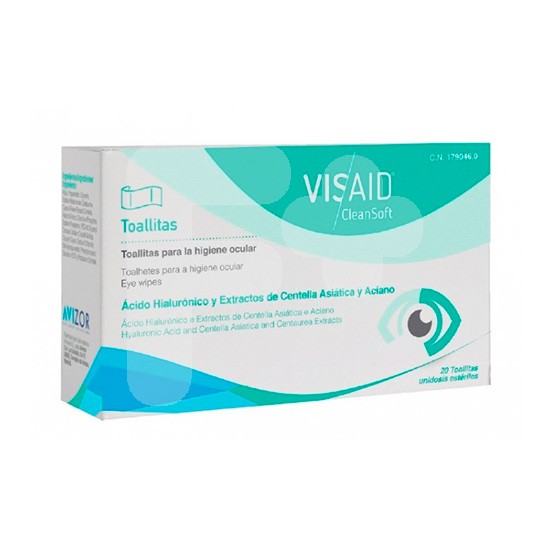 Visaid cleansoft 20 toallitas