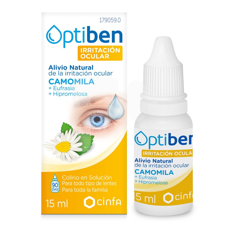 Optiben ojos irritados frasco 15ml