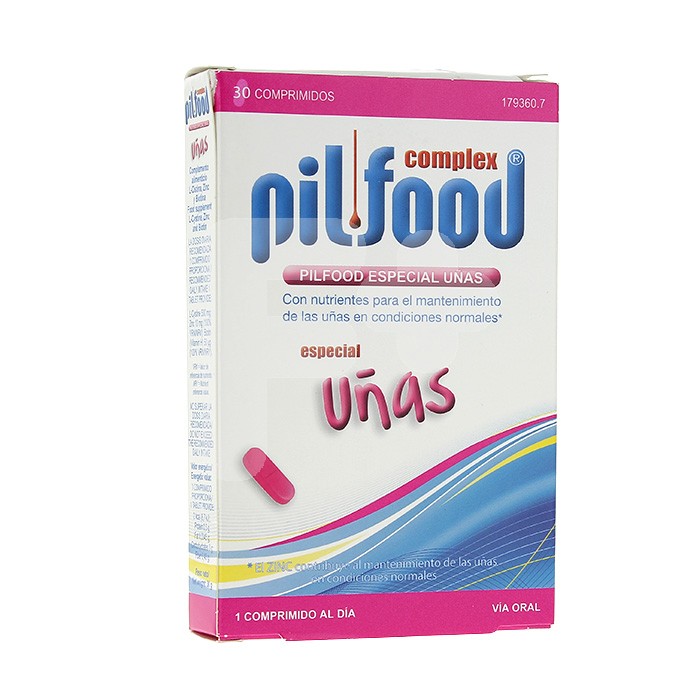 PILFOOD COMPLEX ESPECIAL UÑAS 30 COMP