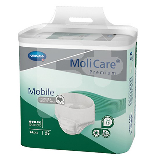 Molicare Premium Mobile 5 gotas Talla M 14u