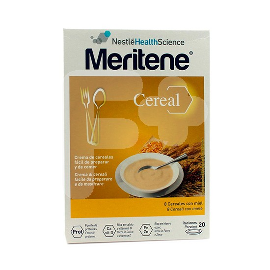 Meritene 8 cereales con miel 2 x 300g