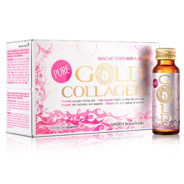 Minerva Gold Collagen purw colágeno bebible 10 frascos x 50ml