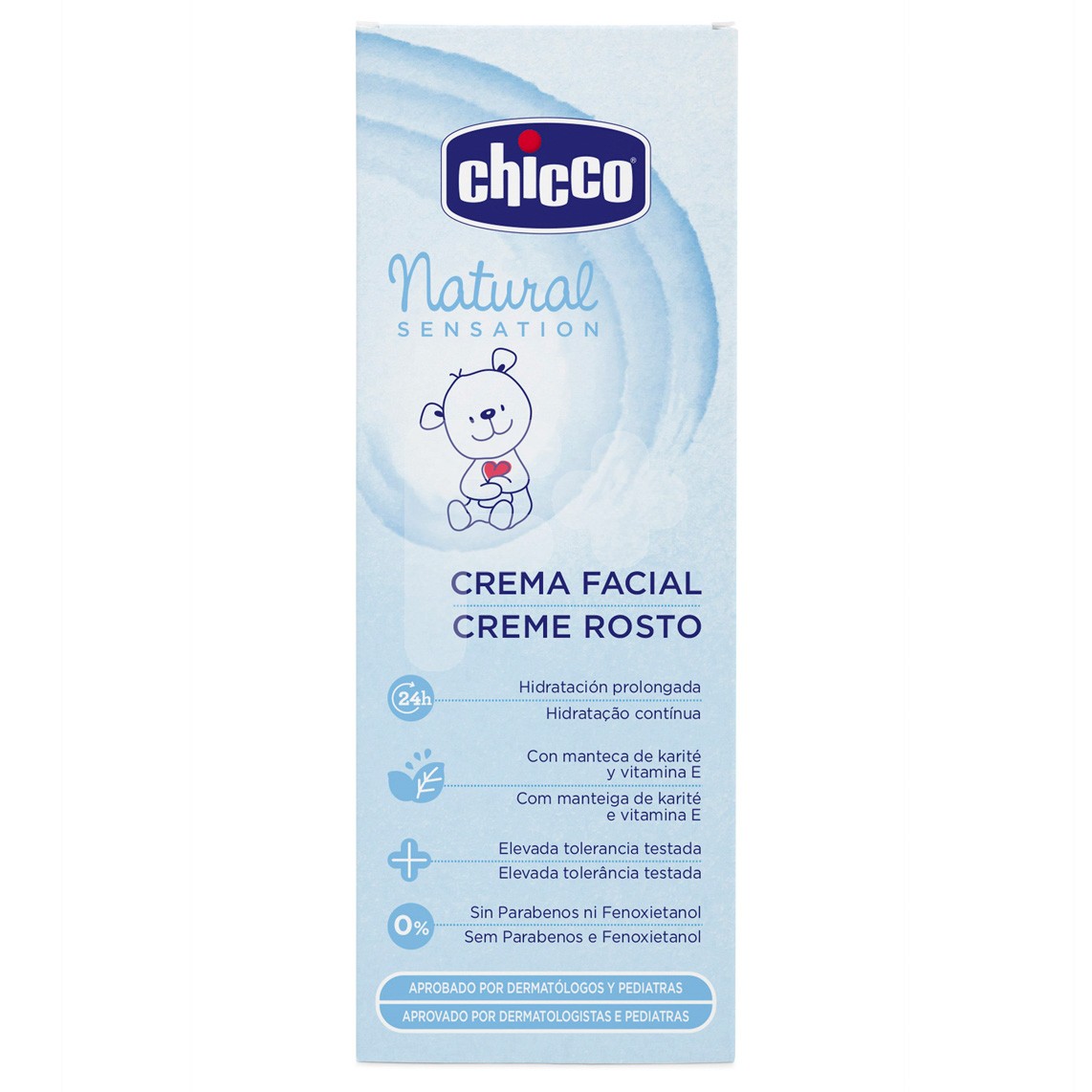 Chicco Natural Sensation crema facial bebé 50ml