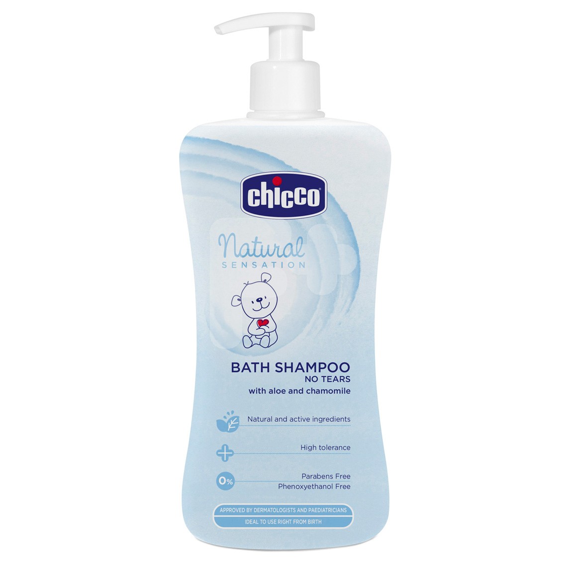 Chicco Natural Sensation gel de baño y champú sin lágrimas 500ml