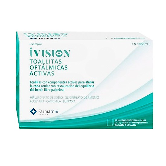 Ivision toallitas activas 20uds