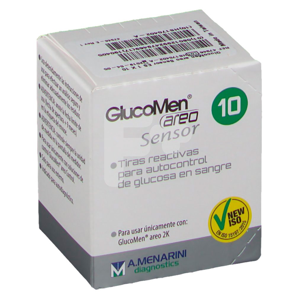 Glucomen areo sensor glucosa 10 tiras