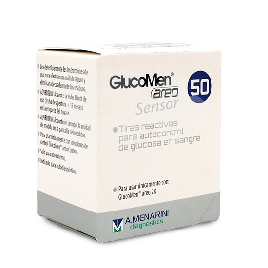 GLUCOMEN AREO SENSOR GLUCOSA  50 TIRAS