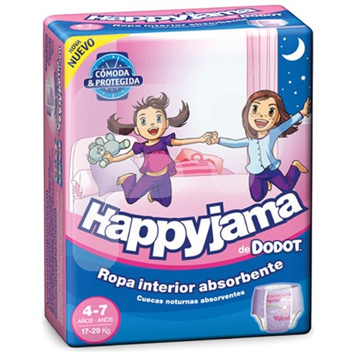 Dodot Pañal Happyjama T7 17-29k niña 17uds