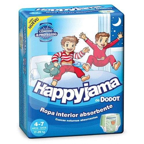 Dodot Pañal Happyjama T7 17-29k niño 17uds