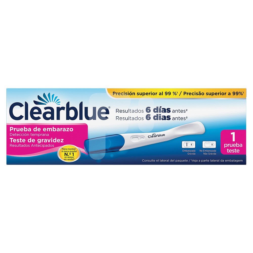 Clearblue test de embarazo early 1und