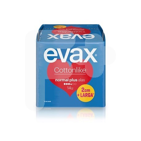 Evax compresas cottonlike noche alas 9u