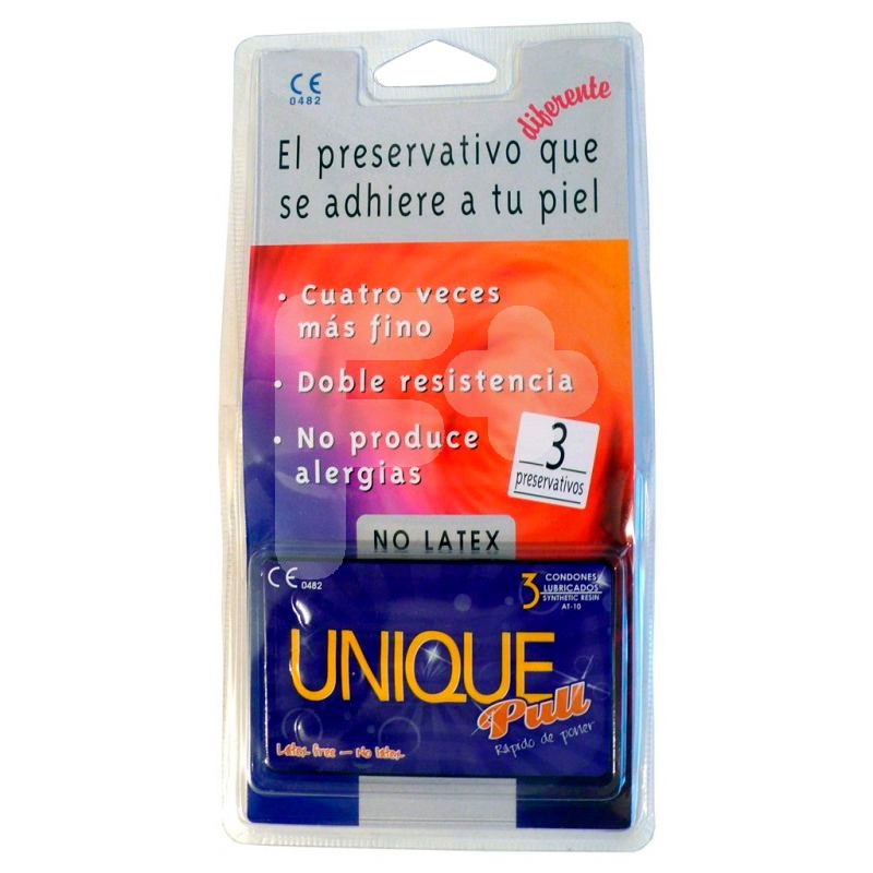 Uniq preservativo resina sintetica 3uds