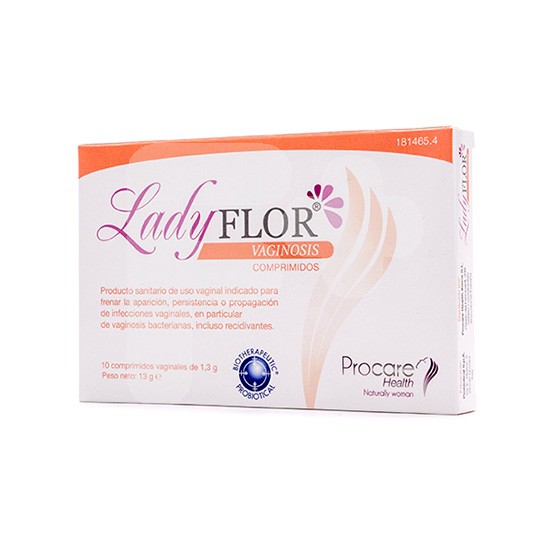 Ladyflor vaginosis 1,3g 10 comprimidos vaginales