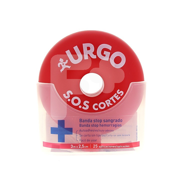 URGO SOS CORTES BANDA ADHESIV 3M X 2,5CM