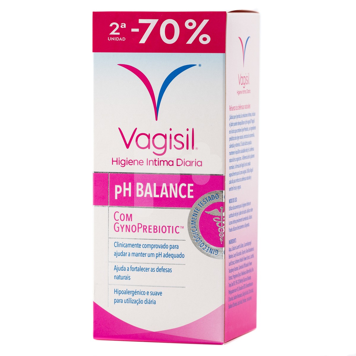 Vagisil higiene íntima diaria ph balance pack 2x250ml