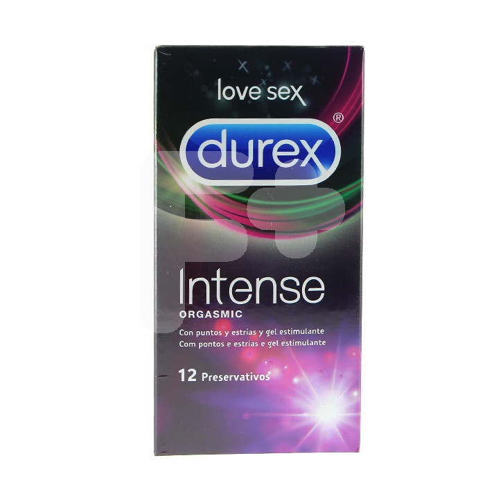 PRESERVATIVO DUREX INTENSE ORGASMIC 12U.