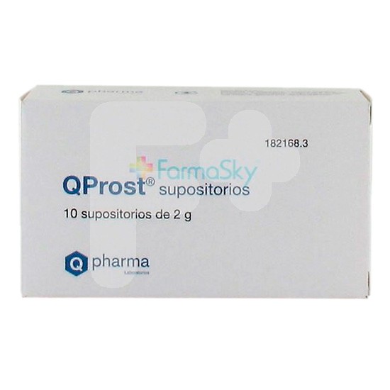 Qprost 10 supositorios