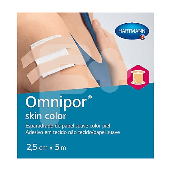 Omnipor esparadrapo skin color 5mx2,5cm