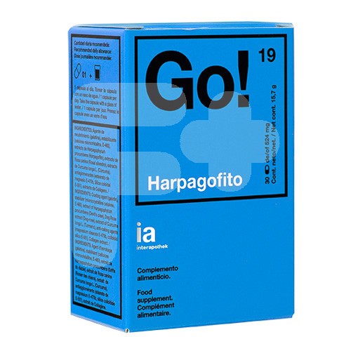 Interapothek go! (harpagofito) 30 cápsulas Interapothek go! (harpagofito) 30 cápsulas