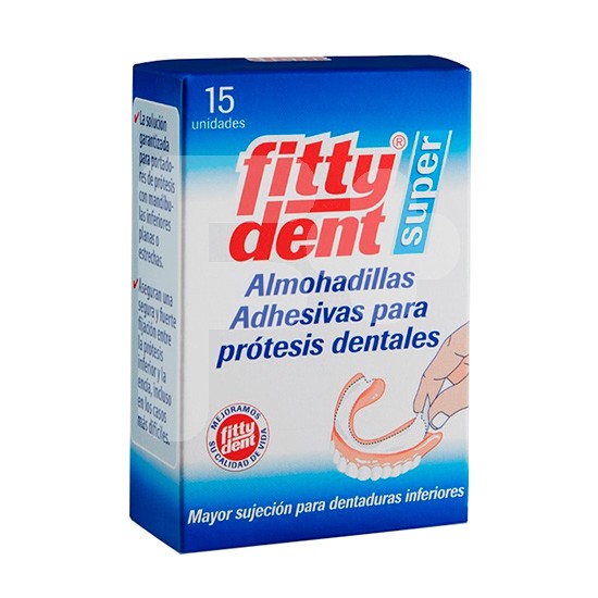 FITTYDENT ALMOHADILLAS ADHESIVAS 15 UDS