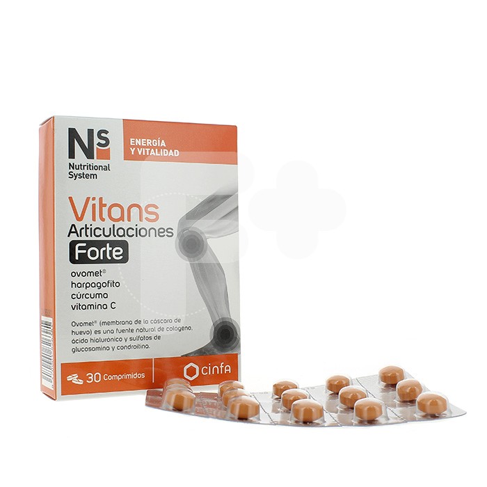 N+S VITANS ARTICULACIONES FORTE 30 COMP N+S VITANS ARTICULACIONES FORTE 30 COMP