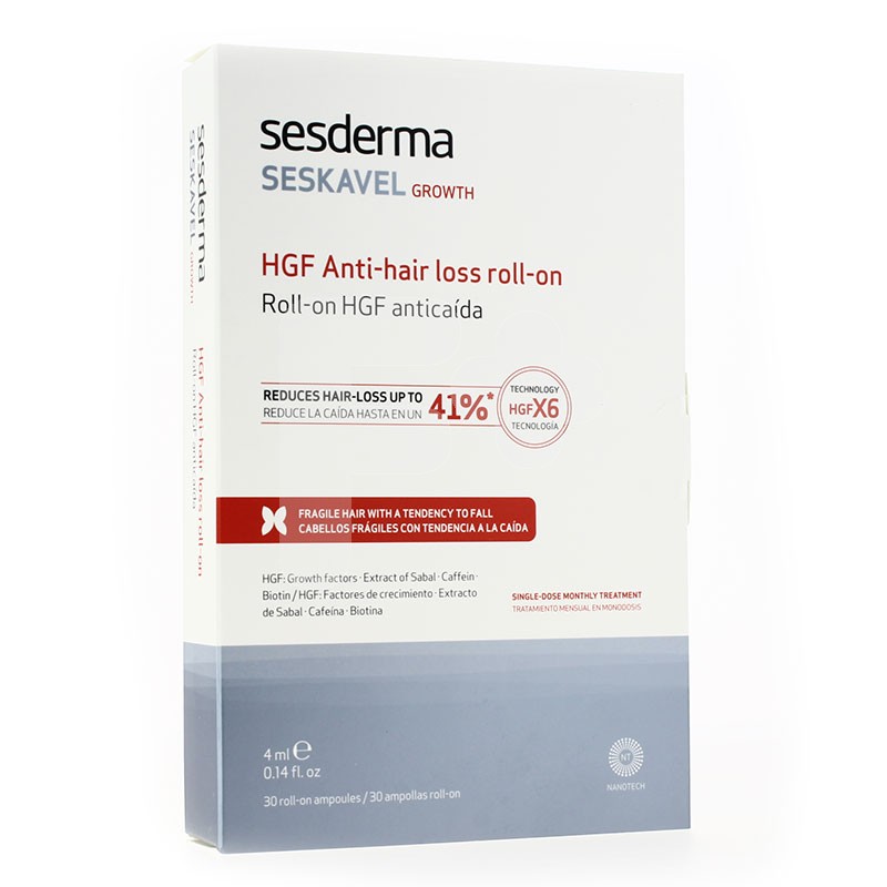 Sesderma Seskavel hfg roll on anticaida 30 ampoll