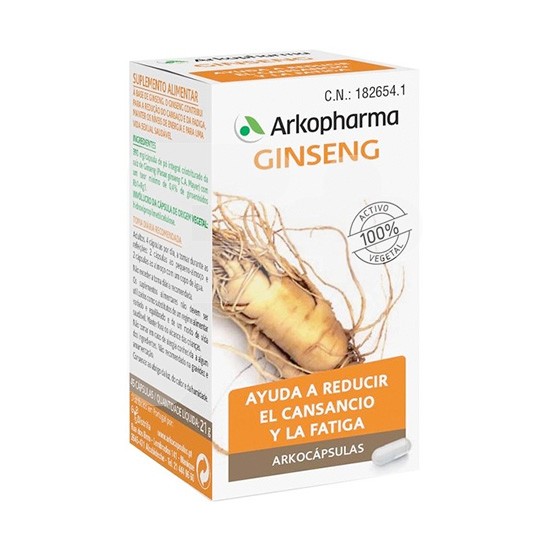 Arkocápsulas ginseng 45 cápsulas